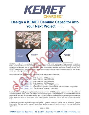 DESIGN KIT CER ENG 08 datasheet  